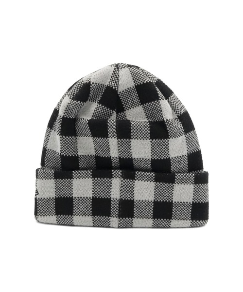ニューエラ ニット帽 カフニット チェック（ニットキャップ/ビーニー