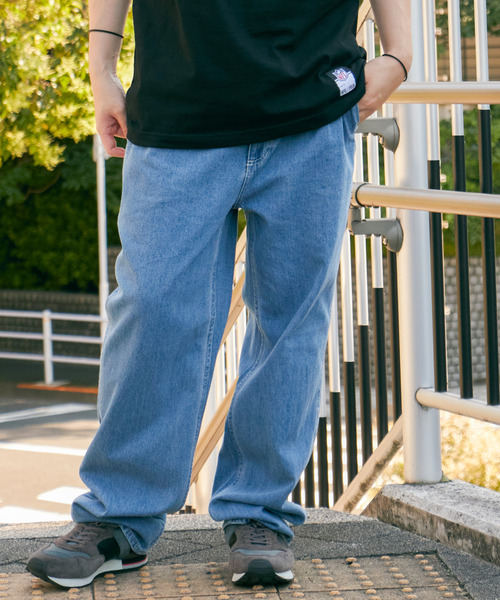 VENCEEXCHANGE(ヴァンスエクスチェンジ)の「ワンタックルーズデニムパンツ(デニムパンツ・メンズ・チャコール/ブラック/ブルー・LL/M/L)」の16枚目の写真