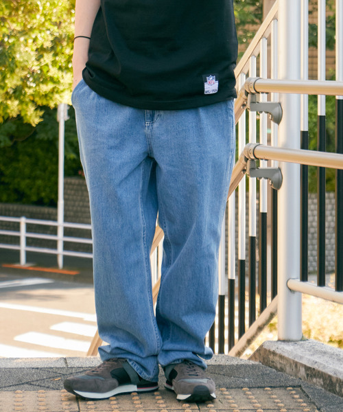 VENCEEXCHANGE(ヴァンスエクスチェンジ)の「ワンタックルーズデニムパンツ(デニムパンツ・メンズ・チャコール/ブラック/ブルー・LL/M/L)」の17枚目の写真