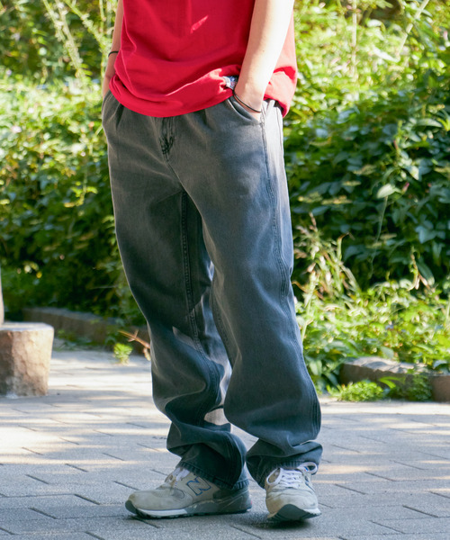 VENCEEXCHANGE(ヴァンスエクスチェンジ)の「ワンタックルーズデニムパンツ(デニムパンツ・メンズ・チャコール/ブラック/ブルー・LL/M/L)」の21枚目の写真