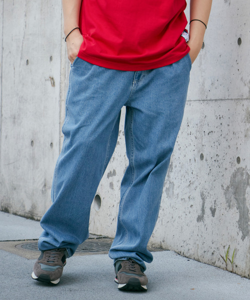 VENCEEXCHANGE(ヴァンスエクスチェンジ)の「ワンタックルーズデニムパンツ(デニムパンツ・メンズ・チャコール/ブラック/ブルー・LL/M/L)」の12枚目の写真