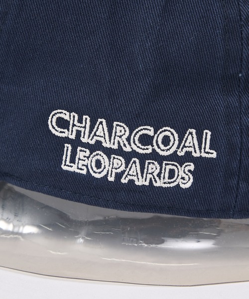 Americana ネイビー　刺繍ロゴ ベースボールキャップ ORIGINAL Charcoal × Americana】Leopards キャップ / ベース