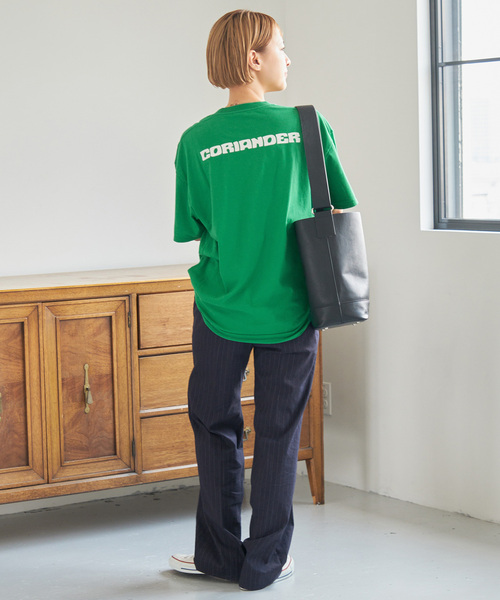 Spick & Span（スピックアンドスパン）の「Asian Graphic TEE（Tシャツ/カットソー・レディース・ホワイト/グリーン/ベージュ・FREE）」の22枚目の写真