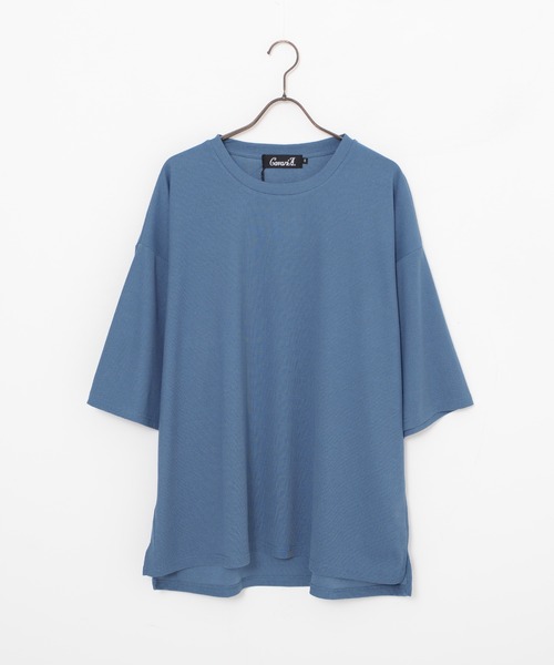 SILVER BULLET(シルバーバレット)の「『CavariA/キャバリア』クルーネック オーバーサイズTEE 半袖(Tシャツ/カットソー・メンズ・ミント/ブルー/グレー/ベージュ/ブラック/ホワイト・L/M)」の17枚目の写真