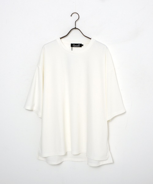 SILVER BULLET(シルバーバレット)の「『CavariA/キャバリア』クルーネック オーバーサイズTEE 半袖(Tシャツ/カットソー・メンズ・ミント/ブルー/グレー/ベージュ/ブラック/ホワイト・L/M)」の22枚目の写真