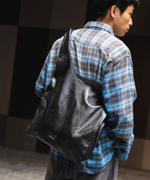 フェイクレザー ショッパー L