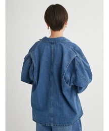 emmi リサイクルコットンオーバーサイズデニムジャケット emmi（エミ）の「リサイクルコットンオーバーサイズデニム