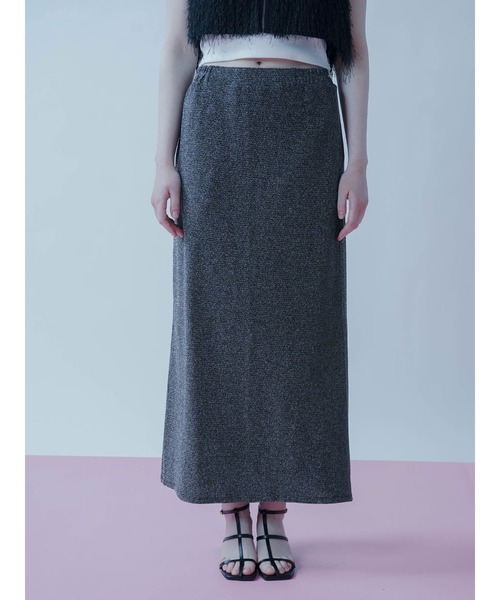:ETHROF(イーサオブ)の「GLITTER KNIT SKIRT(スカート・レディース・シルバー・MEDIUM)」の7枚目の写真
