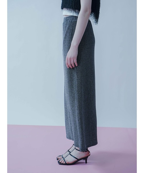 :ETHROF(イーサオブ)の「GLITTER KNIT SKIRT(スカート・レディース・シルバー・MEDIUM)」の8枚目の写真