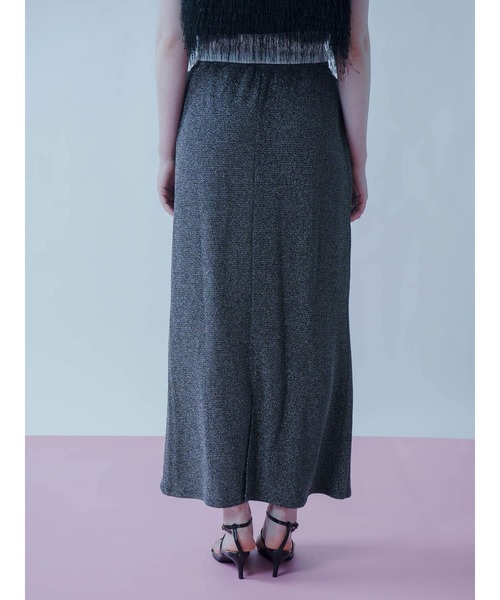 :ETHROF(イーサオブ)の「GLITTER KNIT SKIRT(スカート・レディース・シルバー・MEDIUM)」の9枚目の写真