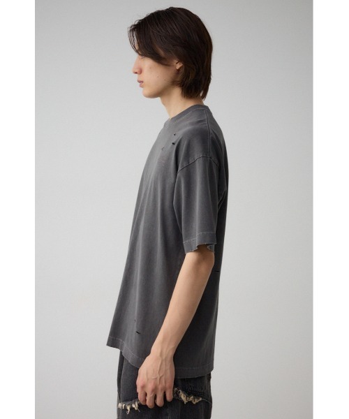 AZUL by moussy（アズールバイマウジー）の「ピグメントダメージTシャツ（Tシャツ/カットソー・メンズ・レッド/ブラック/オフホワイト/ブルー・FREE）」の19枚目の写真