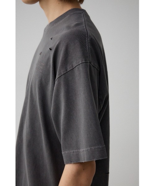 AZUL by moussy（アズールバイマウジー）の「ピグメントダメージTシャツ（Tシャツ/カットソー・メンズ・レッド/ブラック/オフホワイト/ブルー・FREE）」の22枚目の写真