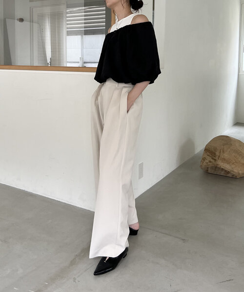 CAPRICIEUX LE'MAGE】タンクSETオフショルブラウス