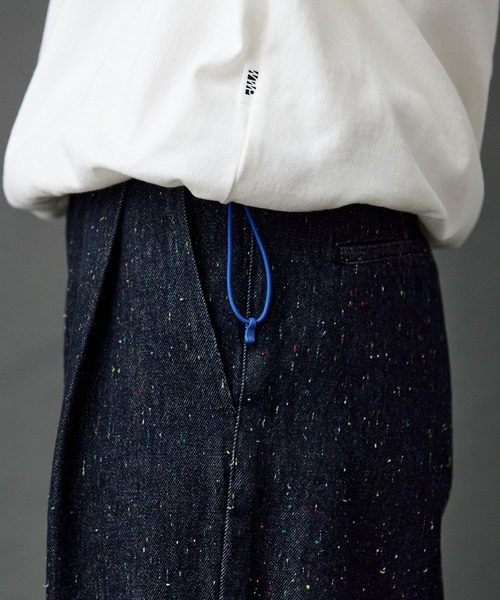 WETTEMPT（ウィテンプト）の「OVERSIZED DRAW CORD LONG TEE / オーバーサイズドローコードロンT（Tシャツ/カットソー・メンズ・ブラック系その他/ホワイト系その他/グレー系その他/ネイビー系/ネイビー/ブラック/オフホワイト/杢グレー・SMALL/MEDIUM/LARGE）」の13枚目の写真