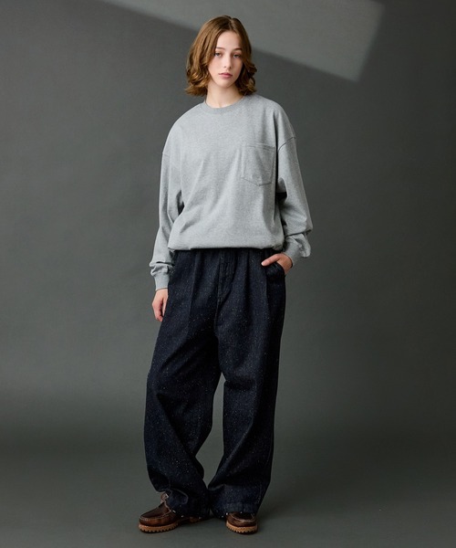 OVERSIZED DRAW CORD LONG TEE / オーバーサイズドローコード