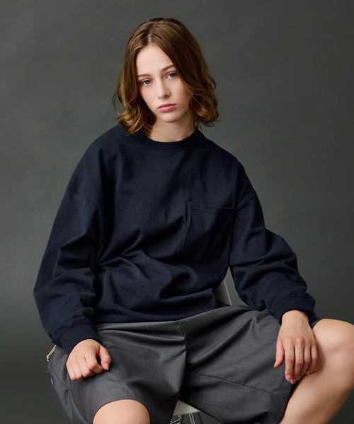 naptime オーバーカットソー size:M OVERSIZED DRAW CORD LONG TEE / オーバーサイズドローコード
