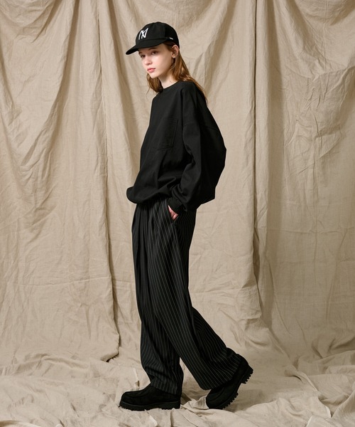 OVERSIZED DRAW CORD LONG TEE / オーバーサイズドローコード
