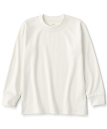 無印良品 | キッズ　起毛スムース編みクルーネック長袖Ｔシャツ(Tシャツ/カットソー)