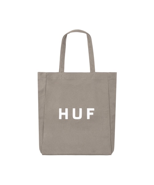 HUF（ハフ）の「HUF OG LOGO TOTE BAG M / HUF ハフ トートバッグ（トートバッグ・メンズ・ブラック/グレイッシュベージュ/ナチュラル・ONE SIZE）」の3枚目の写真
