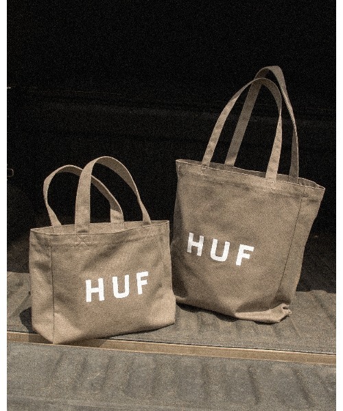 【HUF】HUF OG LOGO TOTE BAG M / トートバッグ HUF OG LOGO TOTE BAG M / HUF ハフ トートバッグ（トートバッグ