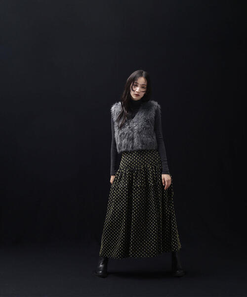 NATURAL BEAUTY BASIC（ナチュラルビューティーベーシック）の「◇【Oggi掲載】シアーストレッチカットソーシリーズ タートルネック（Tシャツ/カットソー・レディース・オフホワイト/チャコールグレー/グレー・FREE）」の15枚目の写真