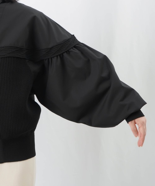 LUCA/LADY LUCK LUCA（ルカ/レディラックルカ）の「LC/LLL ニットドッキングドルマンシャツ（シャツ/ブラウス・レディース・ピンク/グレイッシュベージュ/ブラック・FREE）」の22枚目の写真