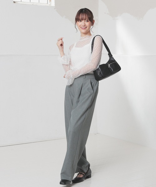 チュールトップス（Tシャツ/カットソー）｜Honeys（ハニーズ）の