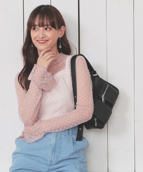 チュールトップス（Tシャツ/カットソー）｜Honeys（ハニーズ）の