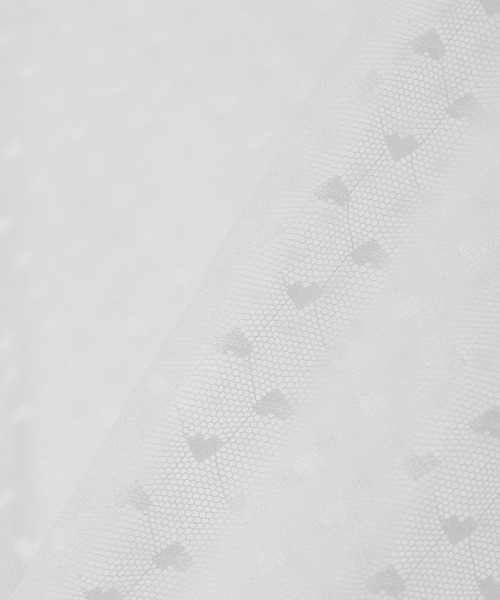 Honeys（ハニーズ）の「チュールトップス（Tシャツ/カットソー・レディース・ホワイト/ピンク/ブラック・S/M/L/LL）」の10枚目の写真