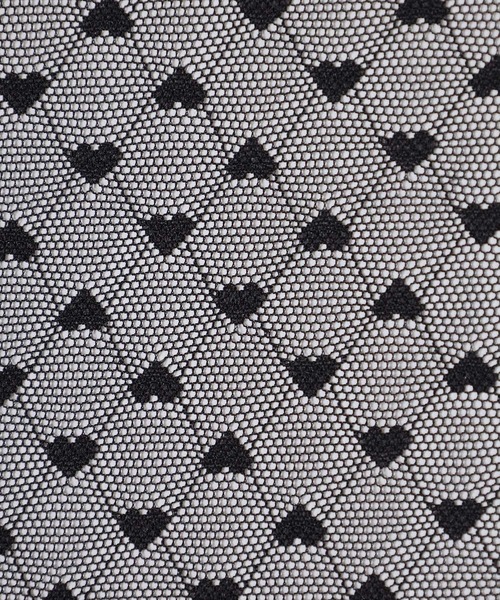 Honeys（ハニーズ）の「チュールトップス（Tシャツ/カットソー・レディース・ホワイト/ピンク/ブラック・S/M/L/LL）」の12枚目の写真