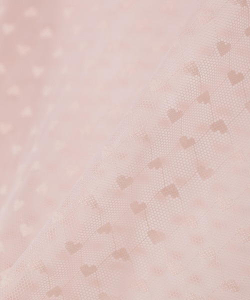 Honeys（ハニーズ）の「チュールトップス（Tシャツ/カットソー・レディース・ホワイト/ピンク/ブラック・S/M/L/LL）」の16枚目の写真