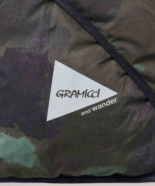 and wander（アンドワンダー）の「【Gramicci×and wander】DOWN JACKET(MENS) | ダウンジャケット（ダウンジャケット/コート・メンズ・オレンジ/カモフラージュ/ブラック・S/M/L/XL）」の14枚目の写真