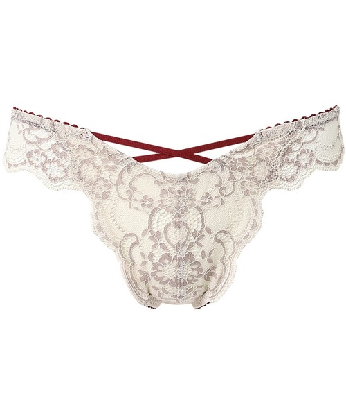 WACOAL（ワコール）の「「重力ケアブラ」　ショーツ　Ｔバック（ショーツ・レディース・ブラック/ベージュ/サックスブルー/ブラウン/ピンク/イエロー系その他/ブルー系その他/ピンク系その他/グレー/オレンジ/ミント/クリーム/アイボリー/ブルー/ネイビー/ライトグレー/スモークピンク/ベビーピンク・M）」の2枚目の写真