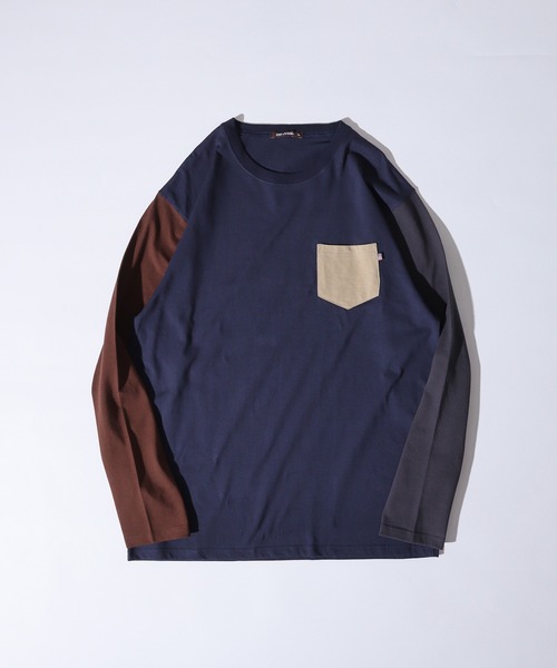 FUNALIVE(ファンアライブ)の「US cotton pockets long sleeve Tee / USコットン ポケット付きロングTシャツ(Tシャツ/カットソー・メンズ・ベージュ/ネイビー/チャコール/グリーン/オフホワイト/杢グレー/ブルー/ブラック/ブラウン系1/ピンク/ベージュ系1/ネイビー系1/ブラック系1/ブラウン・M/L/XL)」の13枚目の写真