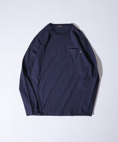 FUNALIVE(ファンアライブ)の「US cotton pockets long sleeve Tee / USコットン ポケット付きロングTシャツ(Tシャツ/カットソー・メンズ・ベージュ/ネイビー/チャコール/グリーン/オフホワイト/杢グレー/ブルー/ブラック/ブラウン系1/ピンク/ベージュ系1/ネイビー系1/ブラック系1/ブラウン・M/L/XL)」の11枚目の写真