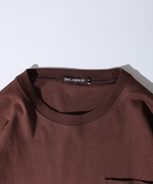 FUNALIVE(ファンアライブ)の「US cotton pockets long sleeve Tee / USコットン ポケット付きロングTシャツ(Tシャツ/カットソー・メンズ・ベージュ/ネイビー/チャコール/グリーン/オフホワイト/杢グレー/ブルー/ブラック/ブラウン系1/ピンク/ベージュ系1/ネイビー系1/ブラック系1/ブラウン・M/L/XL)」の17枚目の写真