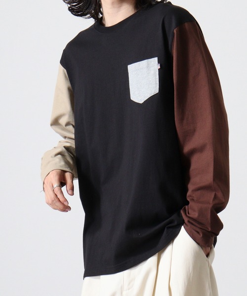 FUNALIVE(ファンアライブ)の「US cotton pockets long sleeve Tee / USコットン ポケット付きロングTシャツ(Tシャツ/カットソー・メンズ・ベージュ/ネイビー/チャコール/グリーン/オフホワイト/杢グレー/ブルー/ブラック/ブラウン系1/ピンク/ベージュ系1/ネイビー系1/ブラック系1/ブラウン・M/L/XL)」の21枚目の写真