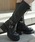 idem�i�C�f���j�́ulace up buckle long boots / ���[�X�A�b�v�����O�u�[�c�i�u�[�c�j�v�b�u���b�N