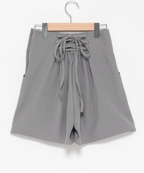 LOVETOXIC（ラブトキシック）の「バックレースアップショートパンツ（その他パンツ・キッズ・ブルー/グレー/ブラック・S/M/L）」の5枚目の写真