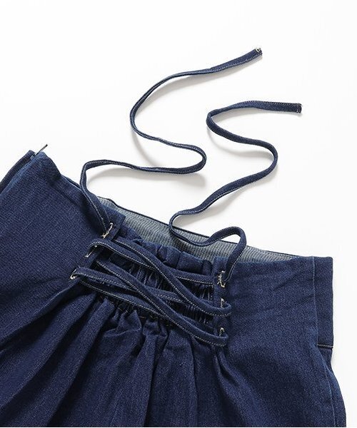 LOVETOXIC（ラブトキシック）の「バックレースアップショートパンツ（その他パンツ・キッズ・ブルー/グレー/ブラック・S/M/L）」の11枚目の写真