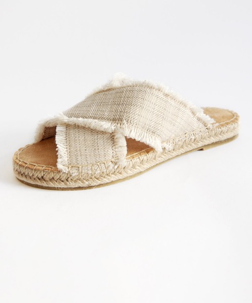 Minnetonka(ミネトンカ)の「MINNETONKA(ミネトンカ) / クロスベルト フラットサンダル PEPPER(サンダル・レディース・ブラック/タン/インディゴブルー・5/6/7/8/9)」の7枚目の写真