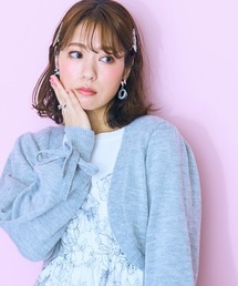 ＜大きいサイズ＞ ニットアームボレロ marun