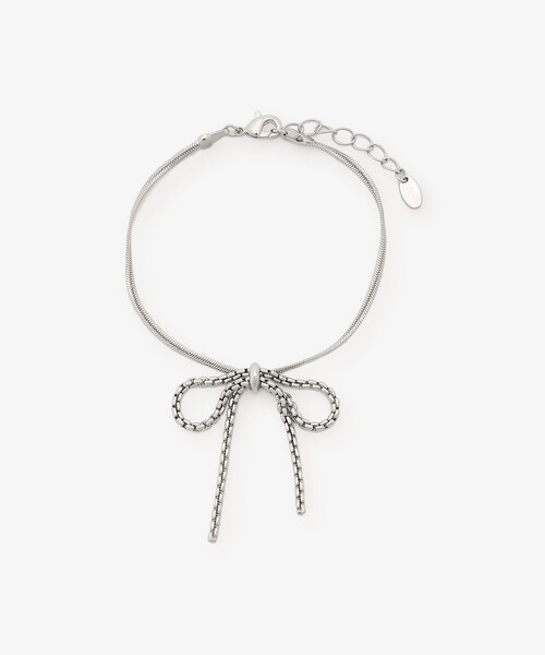 Afternoon Tea(アフタヌーンティー)の「リボンブレスレット(ブレスレット・レディース・シルバー/ゴールド・ONE SIZE)」の3枚目の写真