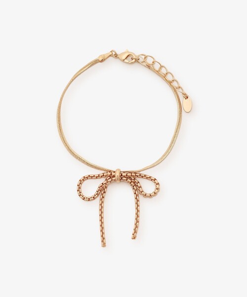 Afternoon Tea(アフタヌーンティー)の「リボンブレスレット(ブレスレット・レディース・シルバー/ゴールド・ONE SIZE)」の6枚目の写真