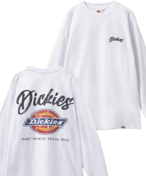 Dickies(ディッキーズ)の「バックプリント L/S TEE(Tシャツ/カットソー・メンズ・ブラック/ホワイト・M/L/XL/XXL)」の1枚目の写真