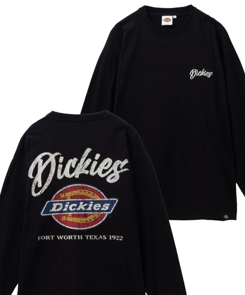 Dickies(ディッキーズ)の「バックプリント L/S TEE(Tシャツ/カットソー・メンズ・ブラック/ホワイト・M/L/XL/XXL)」の2枚目の写真