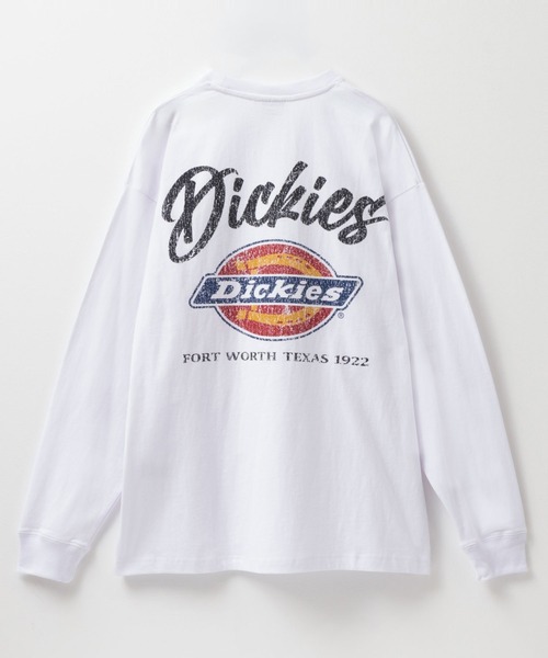 Dickies(ディッキーズ)の「バックプリント L/S TEE(Tシャツ/カットソー・メンズ・ブラック/ホワイト・M/L/XL/XXL)」の10枚目の写真