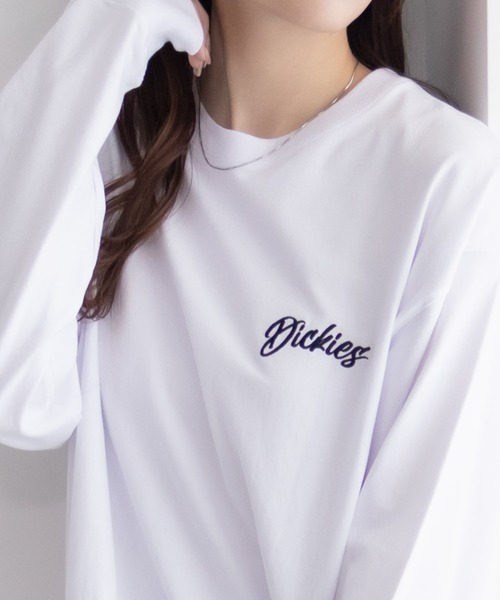 Dickies(ディッキーズ)の「バックプリント L/S TEE(Tシャツ/カットソー・メンズ・ブラック/ホワイト・M/L/XL/XXL)」の3枚目の写真