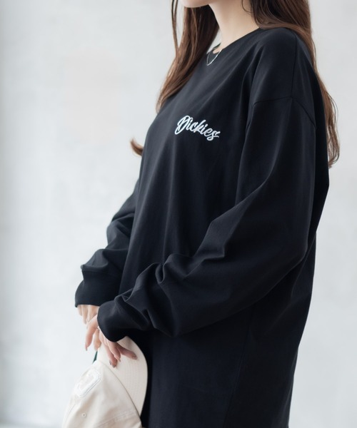 Dickies(ディッキーズ)の「バックプリント L/S TEE(Tシャツ/カットソー・メンズ・ブラック/ホワイト・M/L/XL/XXL)」の9枚目の写真
