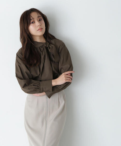 NATURAL BEAUTY BASIC - NATURAL BEAUTY BASIC サイドボウタイブラウス　M サイドボウタイブラウス｜ナチュラルビューティーベーシックの